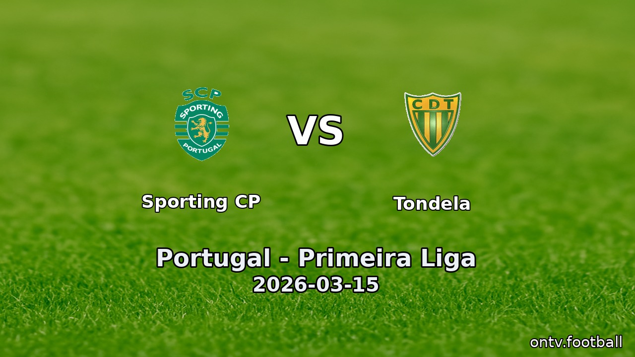 Sporting CP vs Tondela