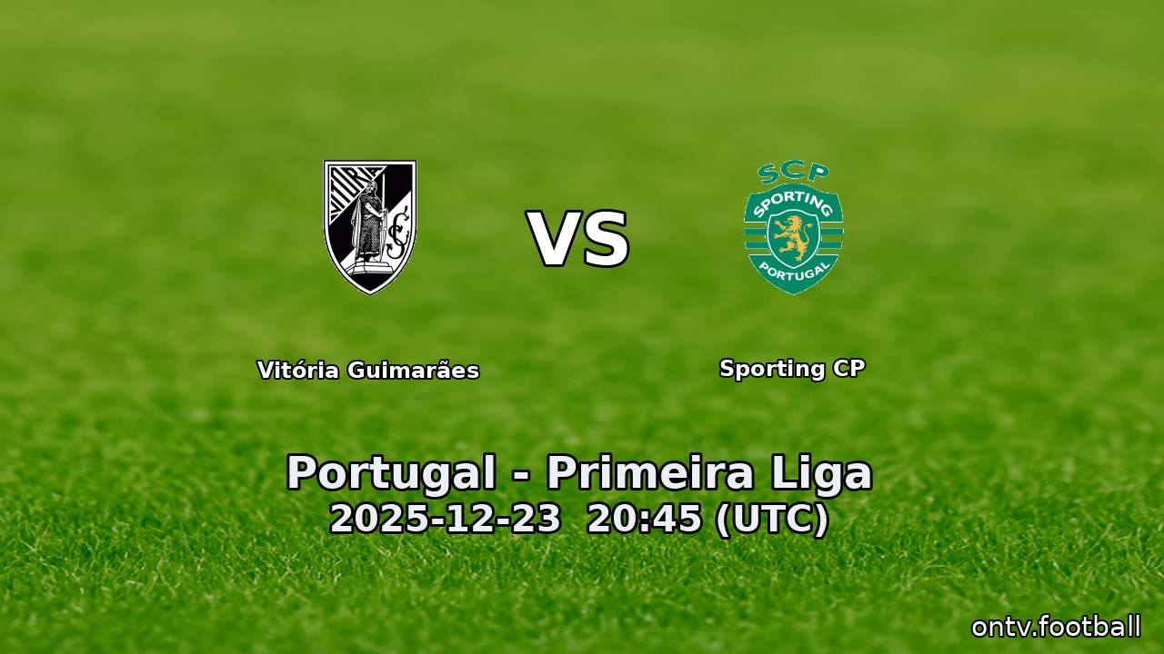 Vitória Guimarães vs Sporting CP