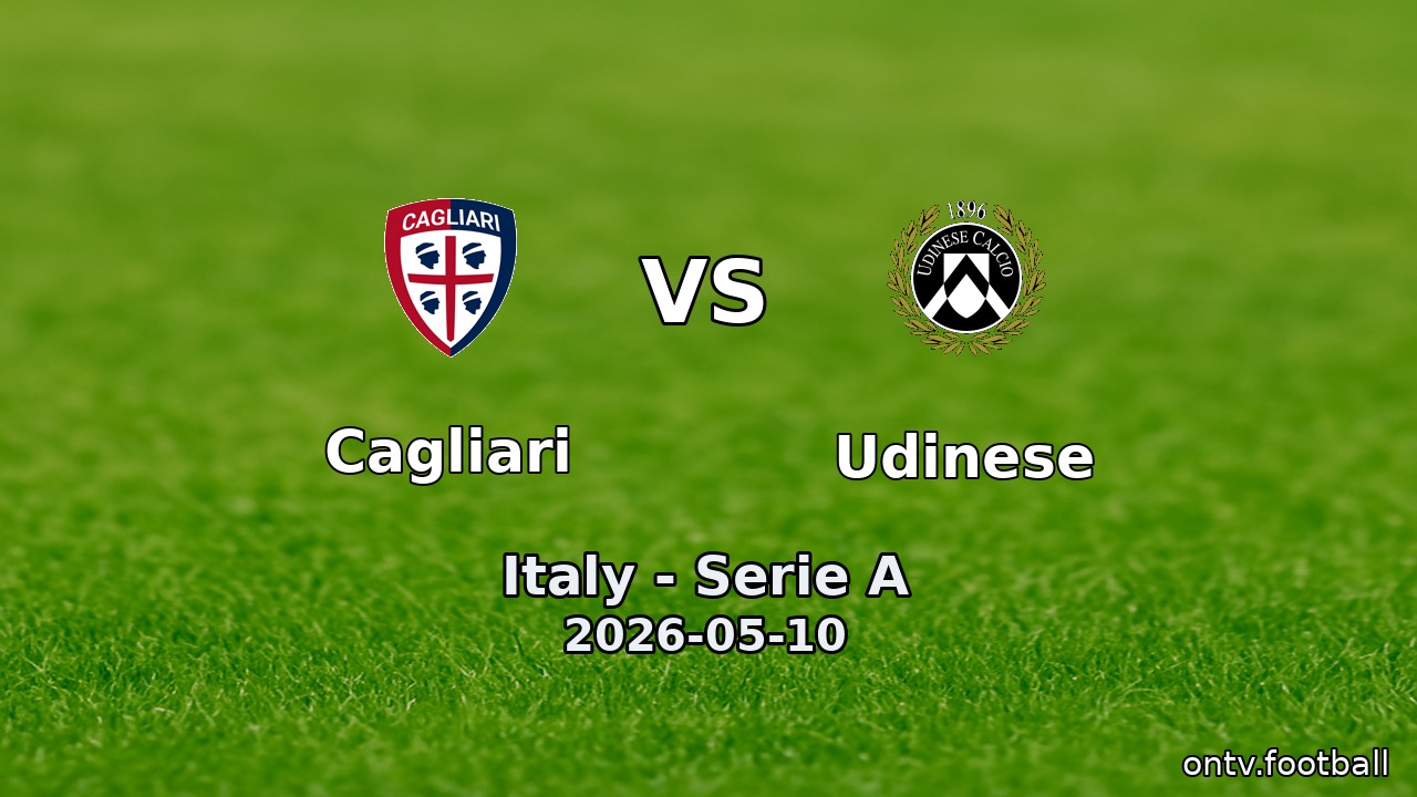 Cagliari vs Udinese