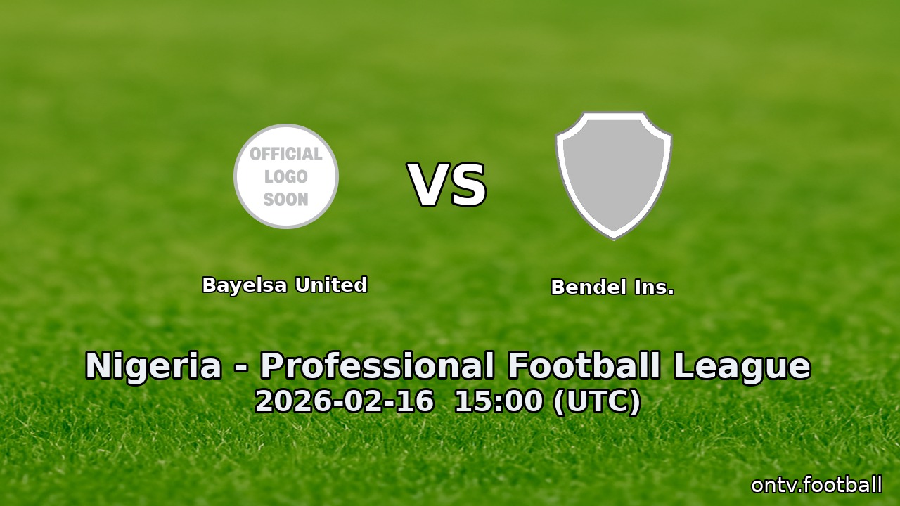 Bayelsa United vs Bendel Ins.