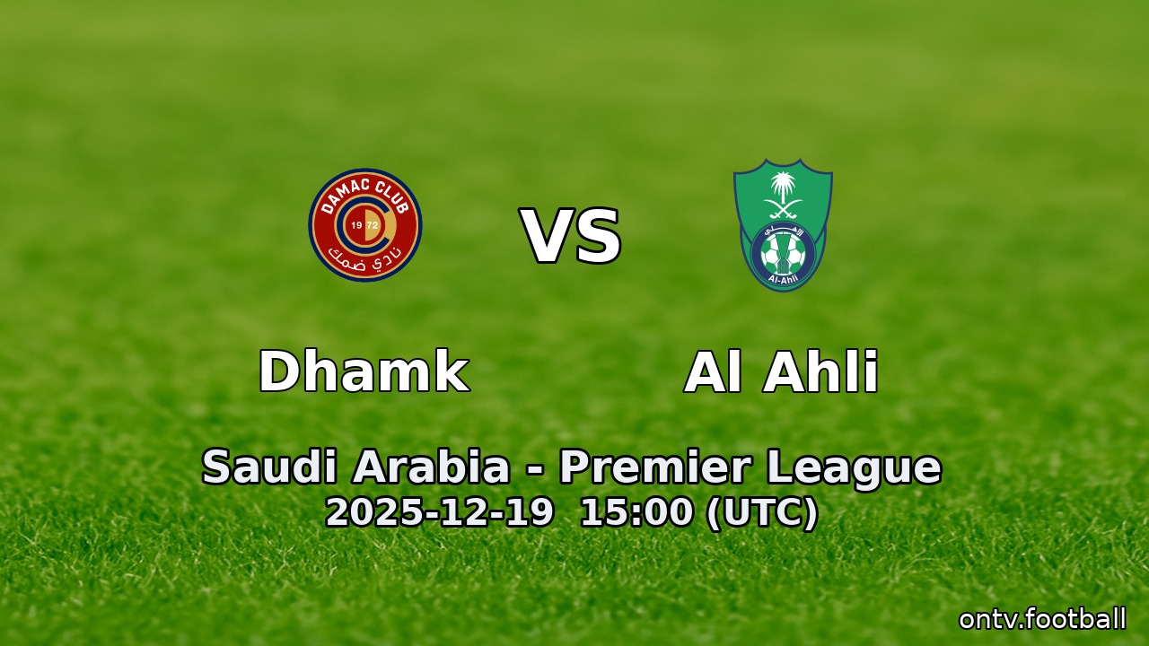 Dhamk vs Al Ahli