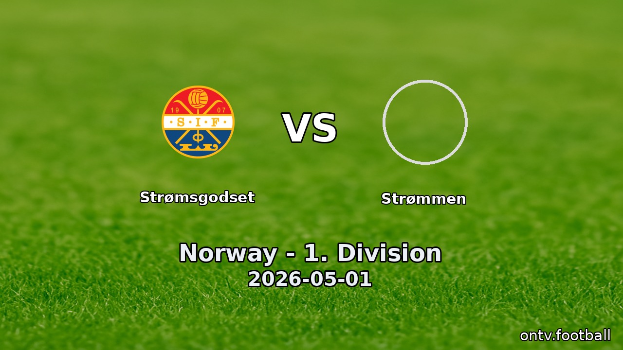 Strømsgodset vs Strømmen