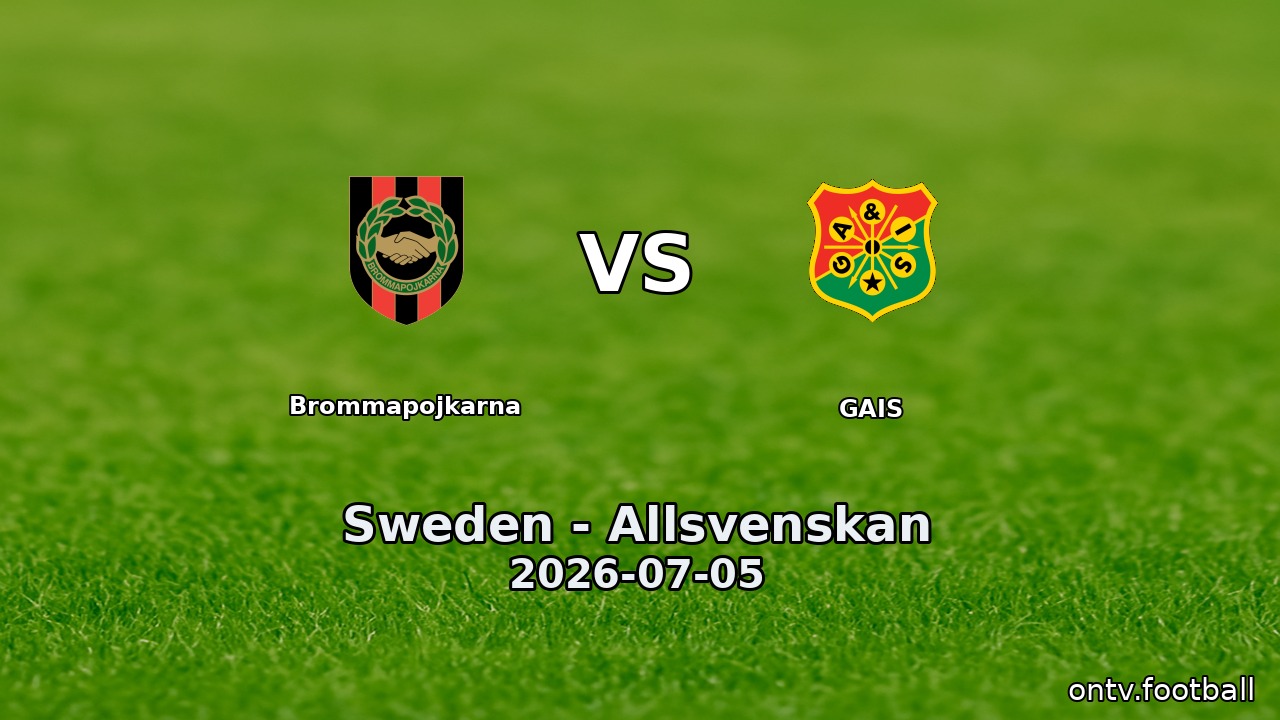 Brommapojkarna vs GAIS