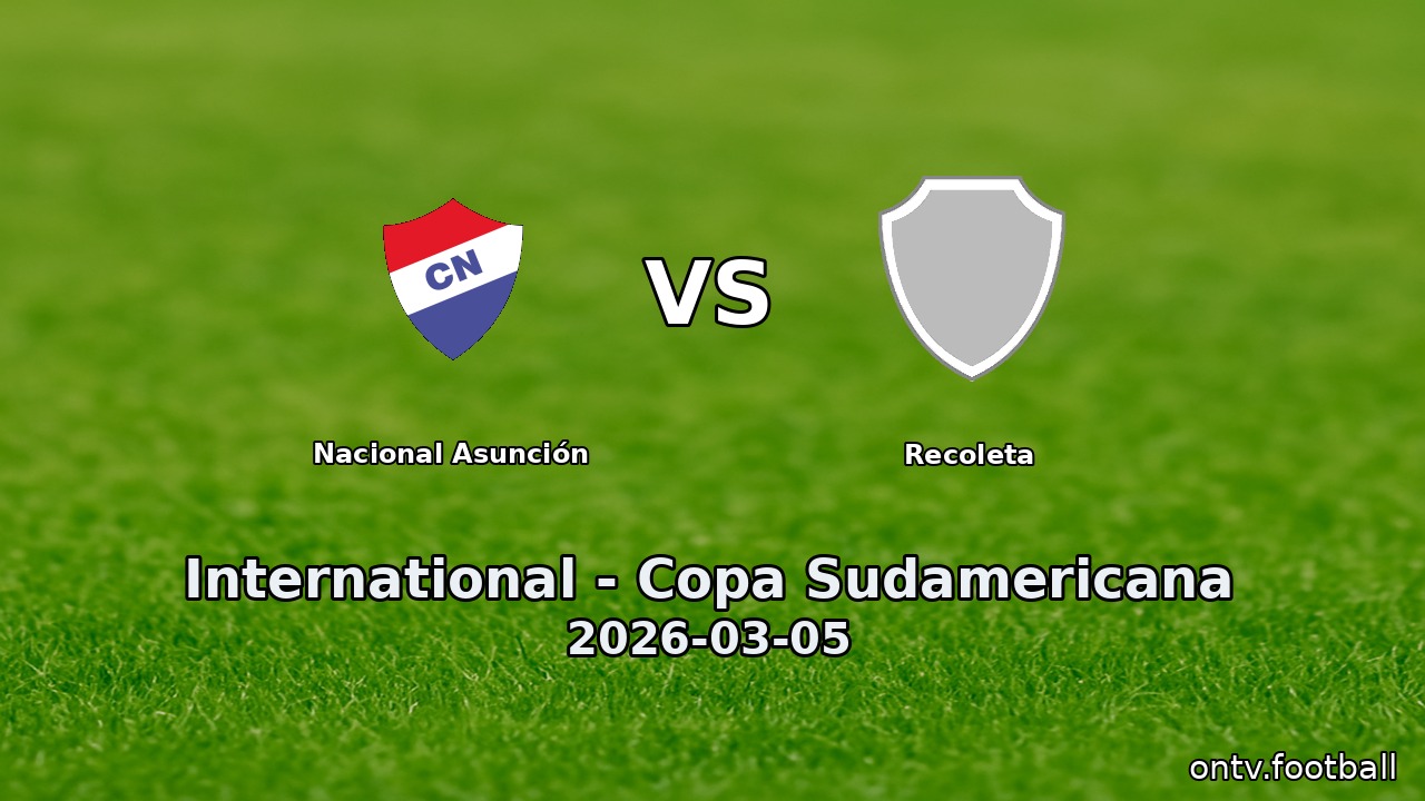 Nacional Asunción vs Recoleta
