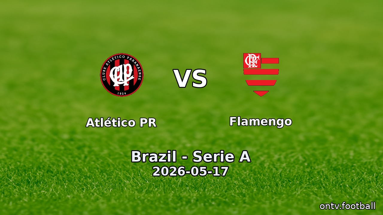 Atlético PR vs Flamengo