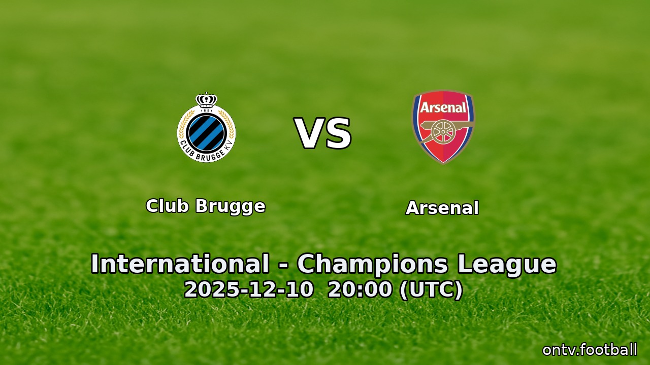 Club Brugge vs Arsenal