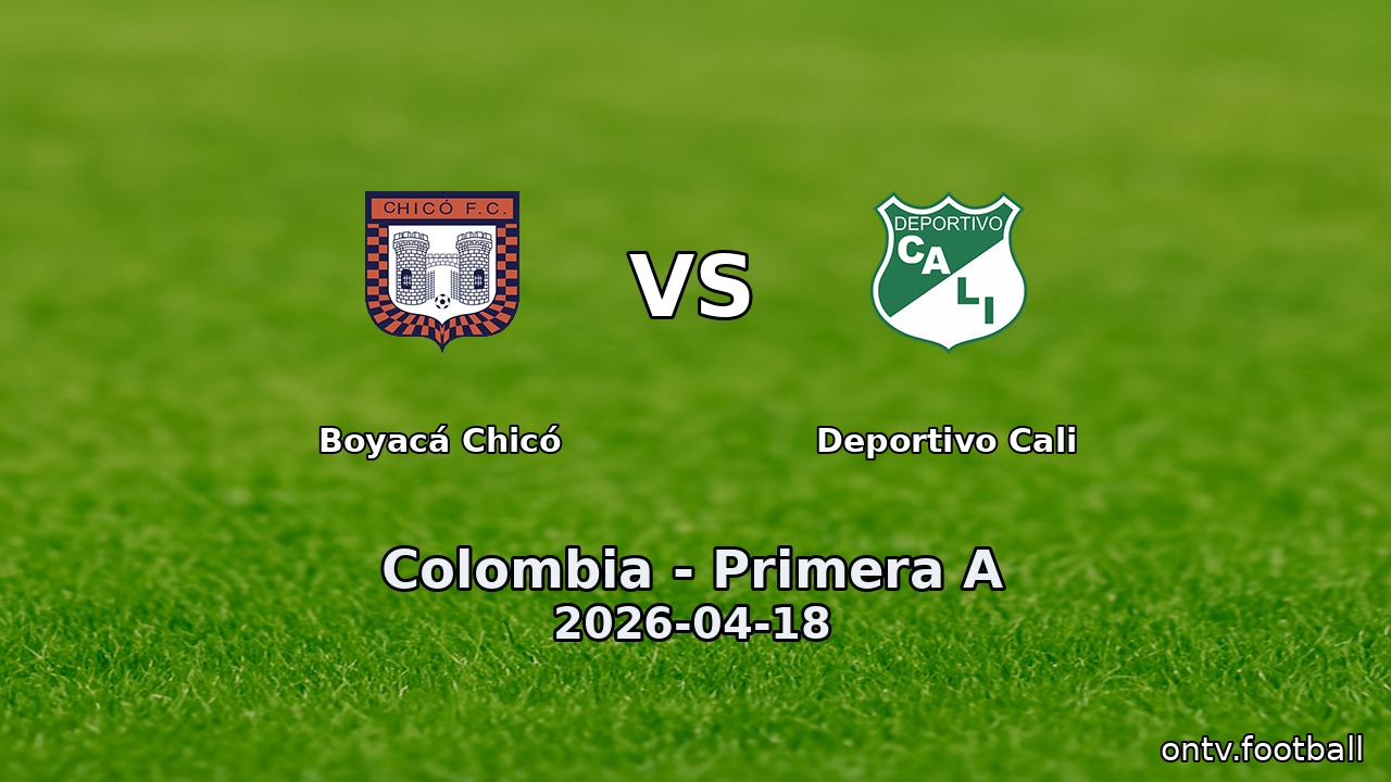 Boyacá Chicó vs Deportivo Cali