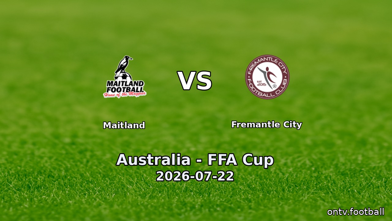 Maitland vs Fremantle City