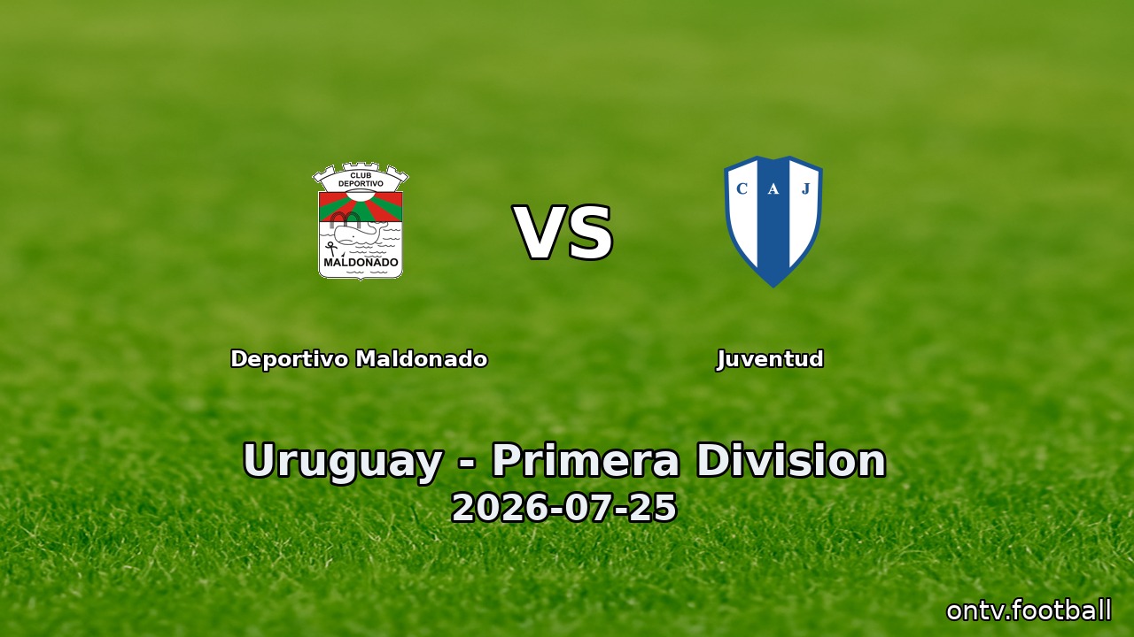 Deportivo Maldonado vs Juventud