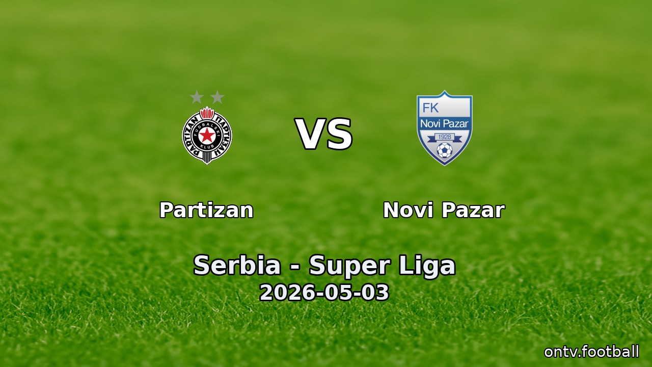 Partizan vs Novi Pazar