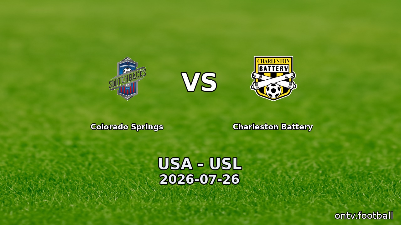 Colorado Springs vs Charleston Battery