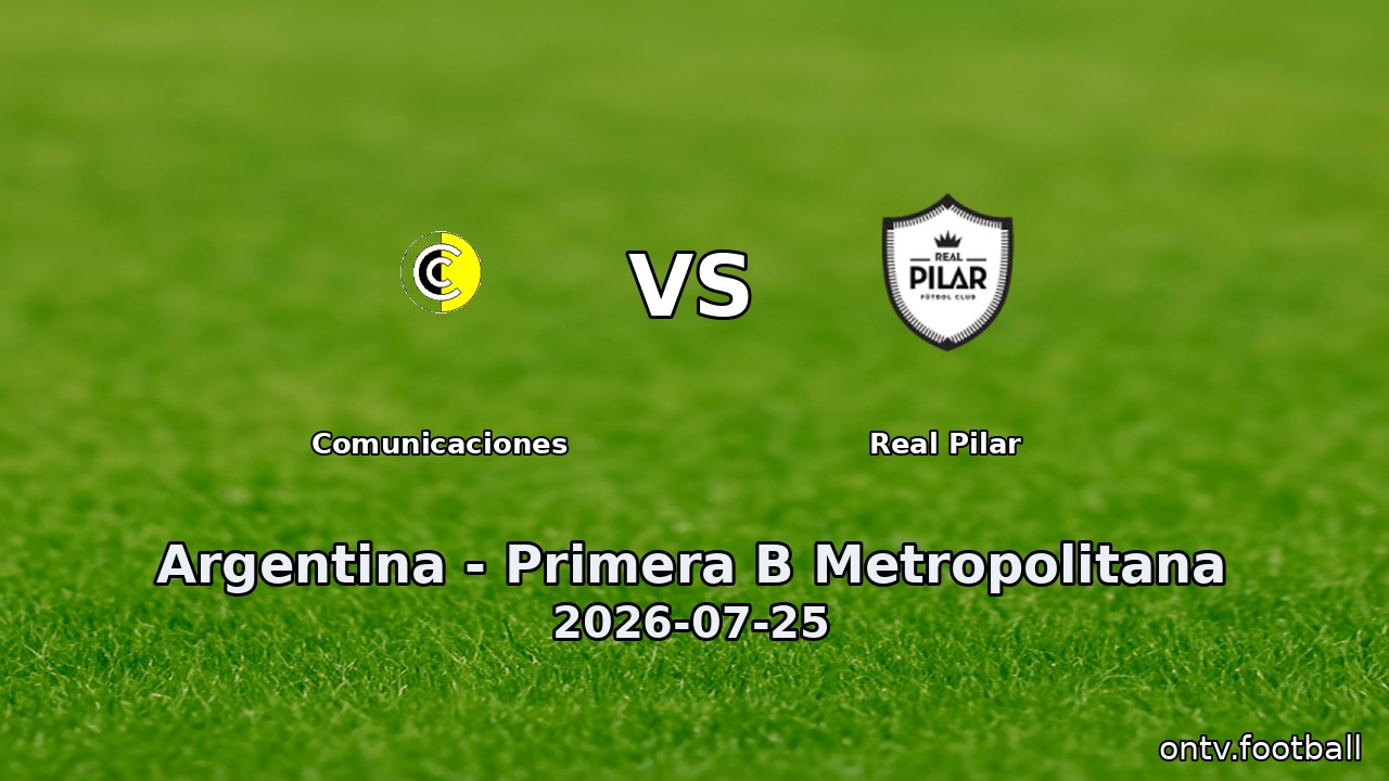 Comunicaciones vs Real Pilar