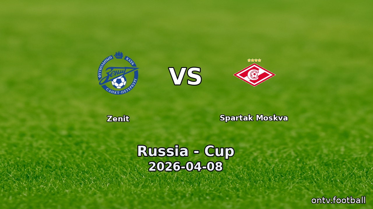 Zenit vs Spartak Moskva