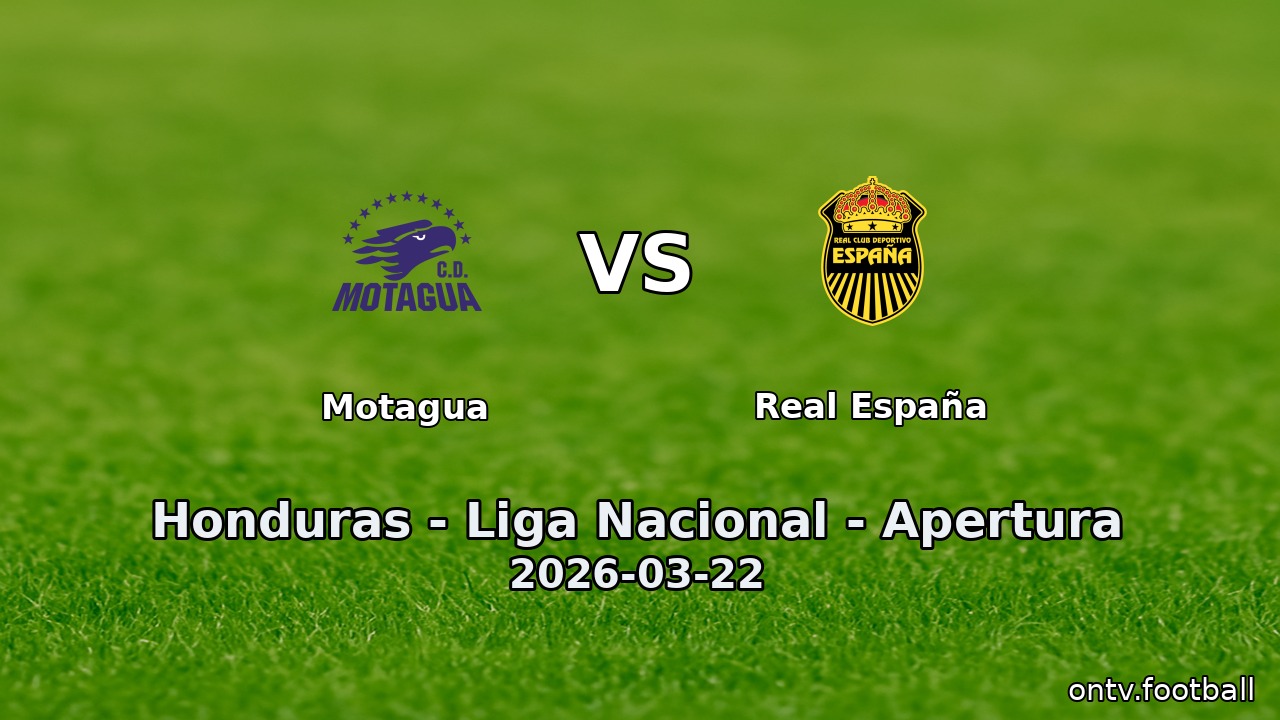 Motagua vs Real España