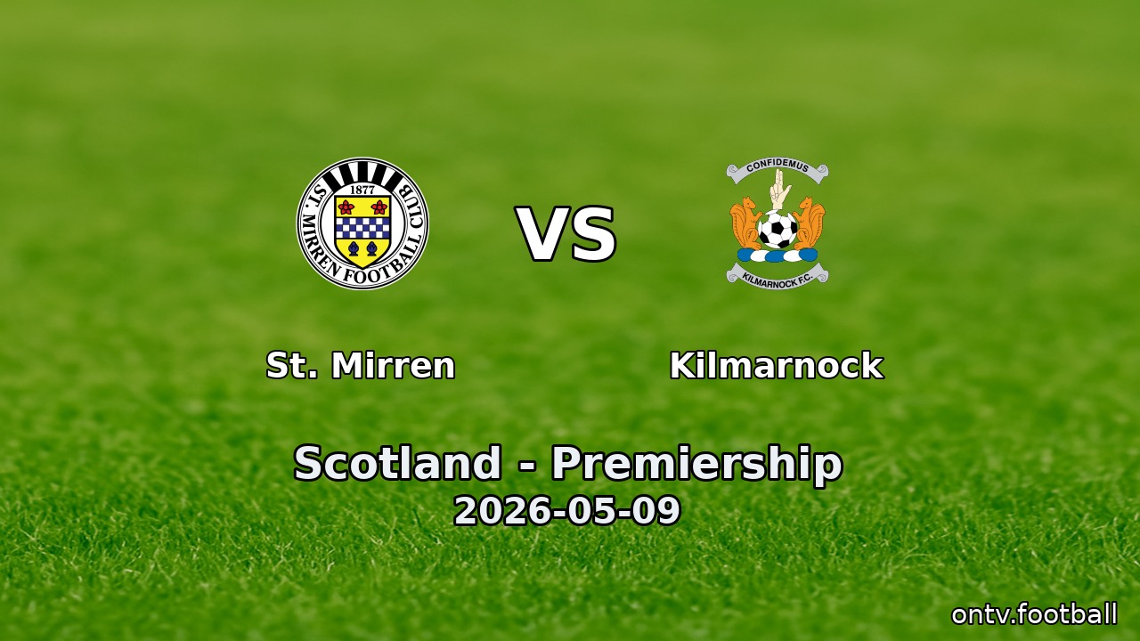 St. Mirren vs Kilmarnock