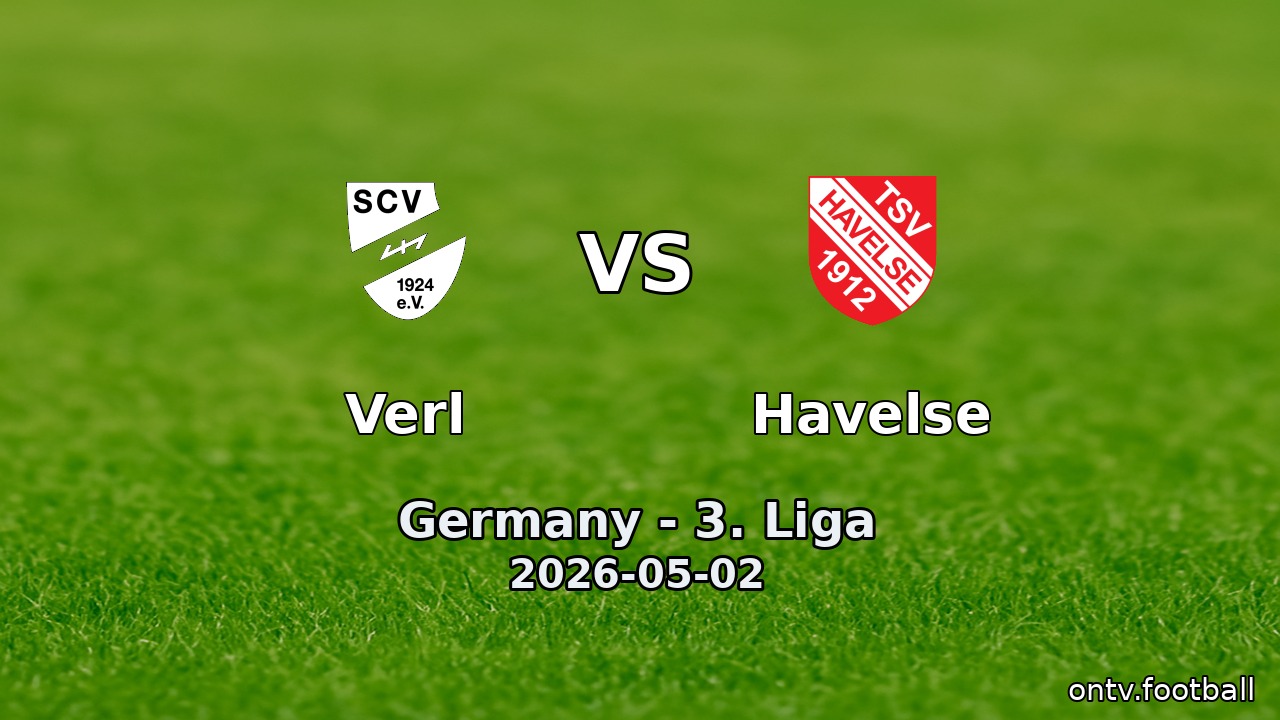 Verl vs Havelse