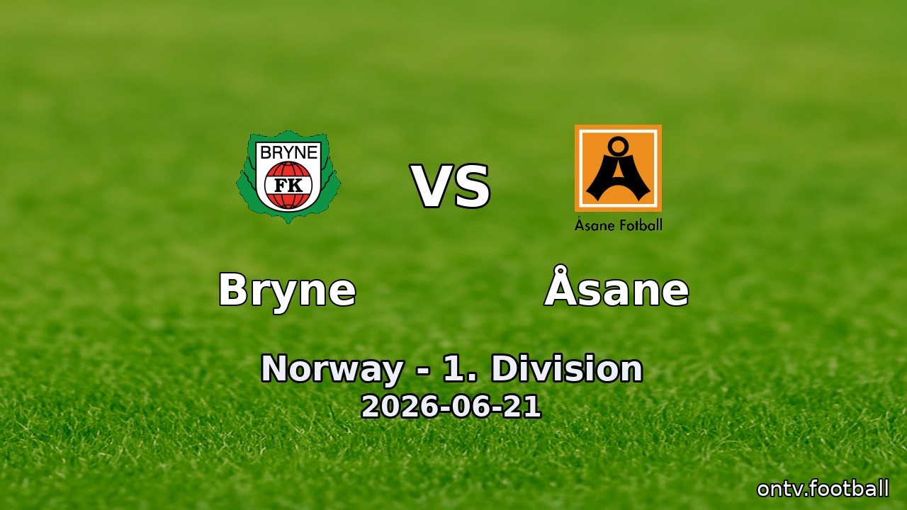 Bryne vs Åsane