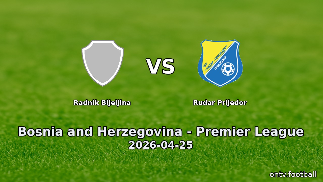 Radnik Bijeljina vs Rudar Prijedor