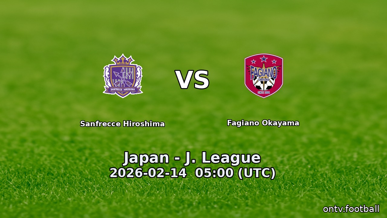 Sanfrecce Hiroshima vs Fagiano Okayama