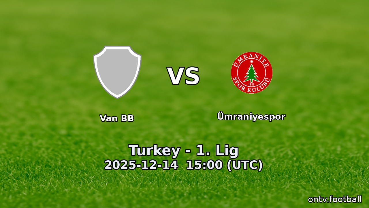 Van BB vs Ümraniyespor