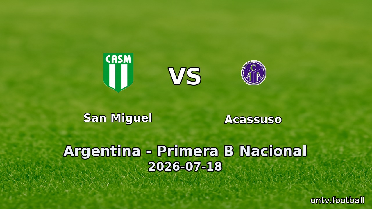 San Miguel vs Acassuso