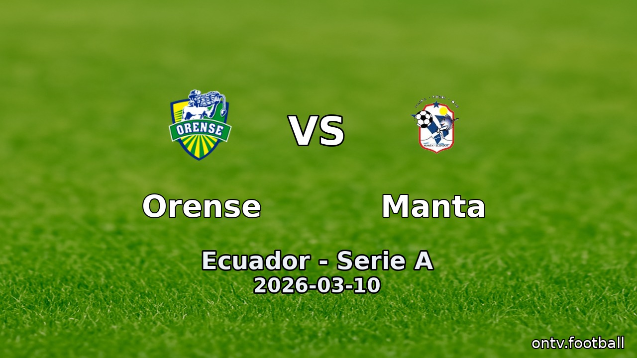 Orense vs Manta