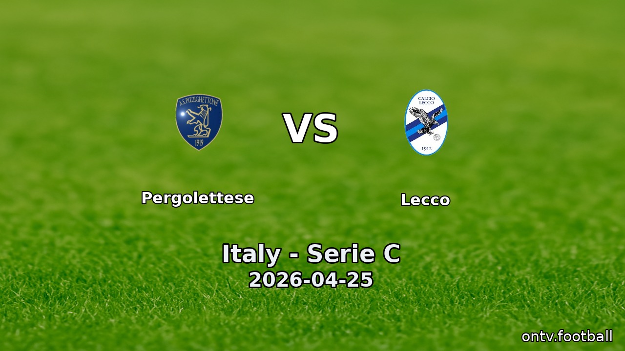 Pergolettese vs Lecco
