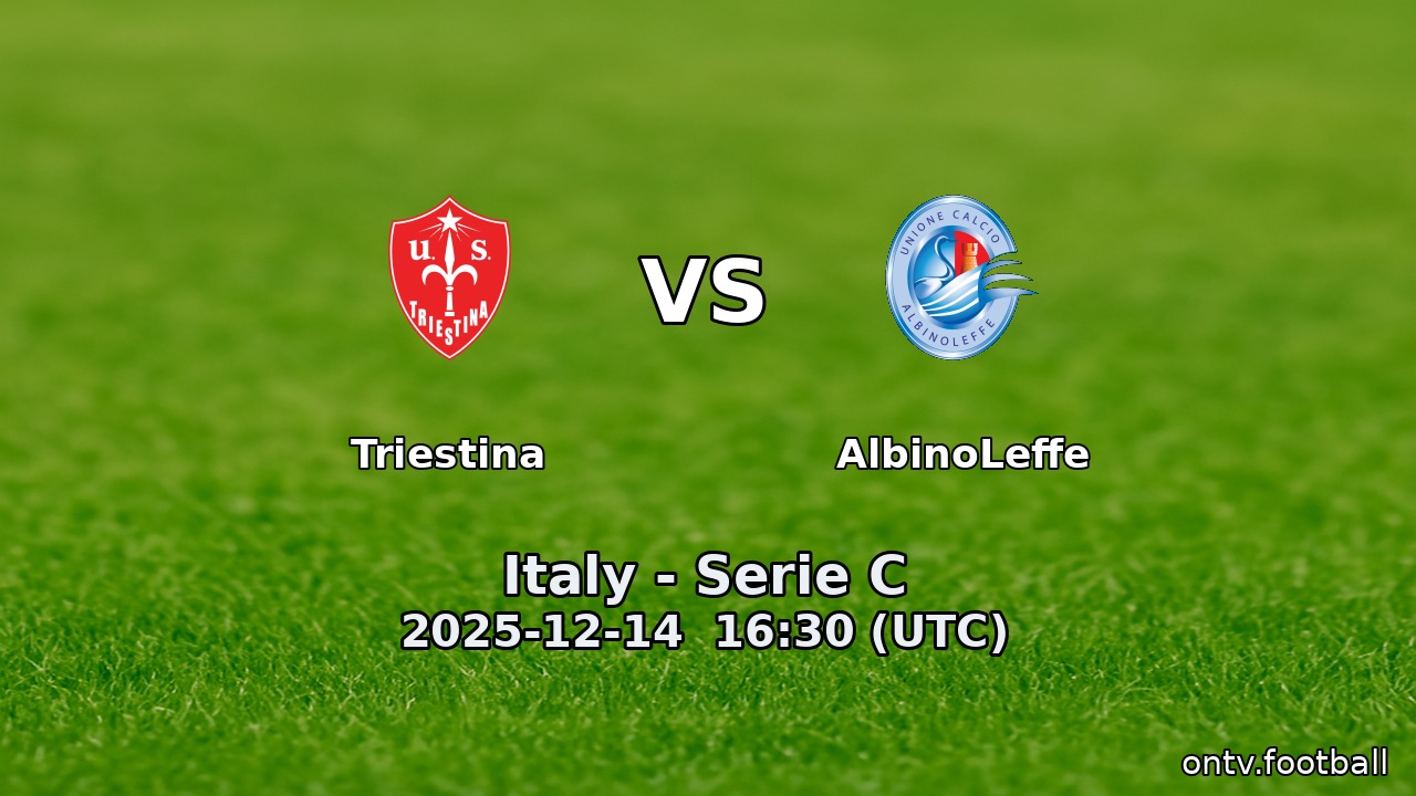 Triestina vs AlbinoLeffe