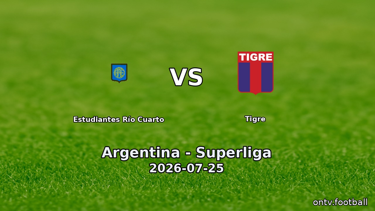 Estudiantes Río Cuarto vs Tigre