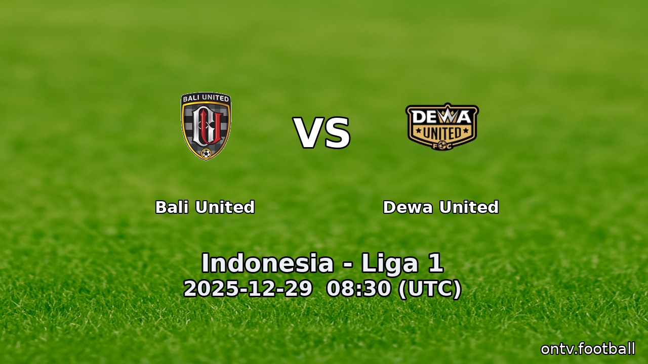 Bali United vs Dewa United