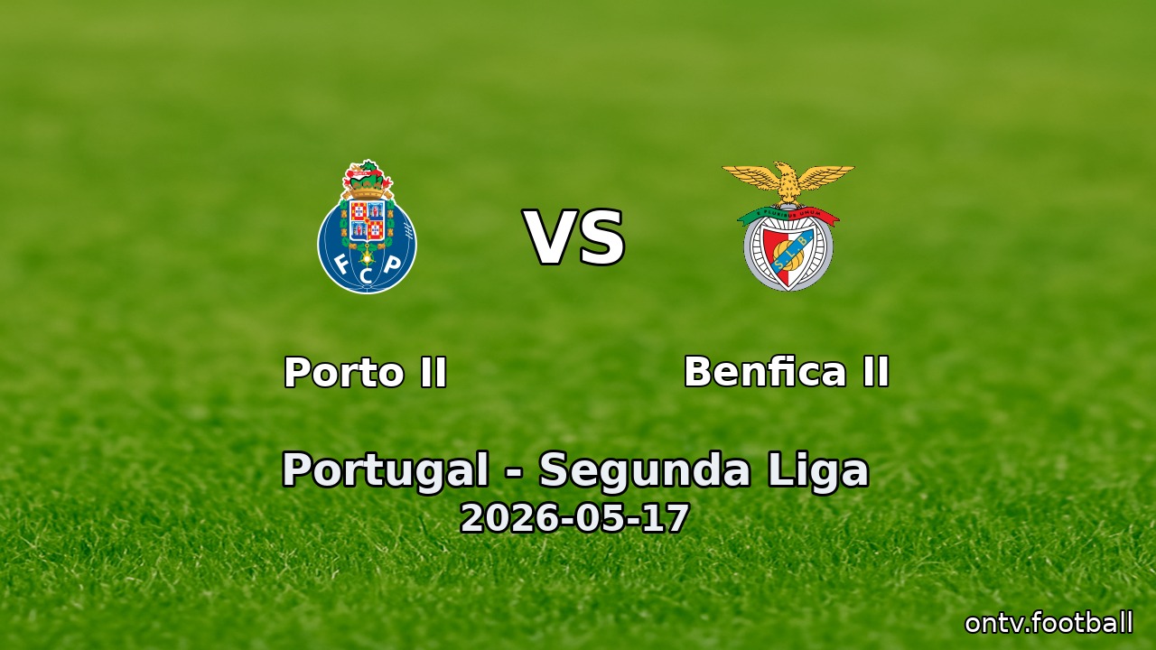Porto II vs Benfica II