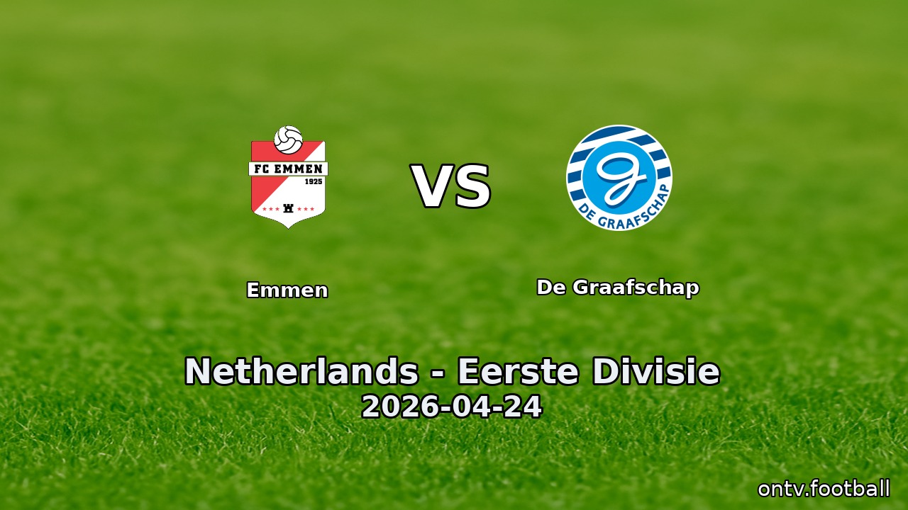 Emmen vs De Graafschap