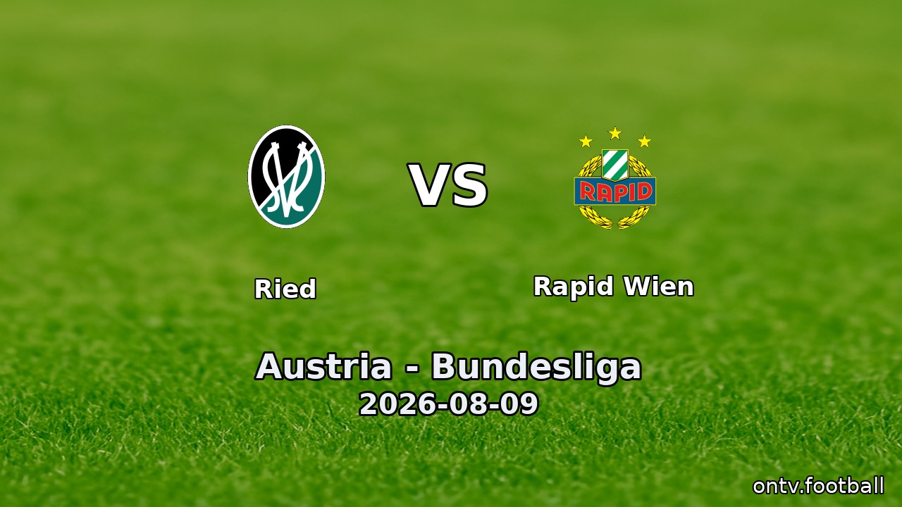 Ried vs Rapid Wien