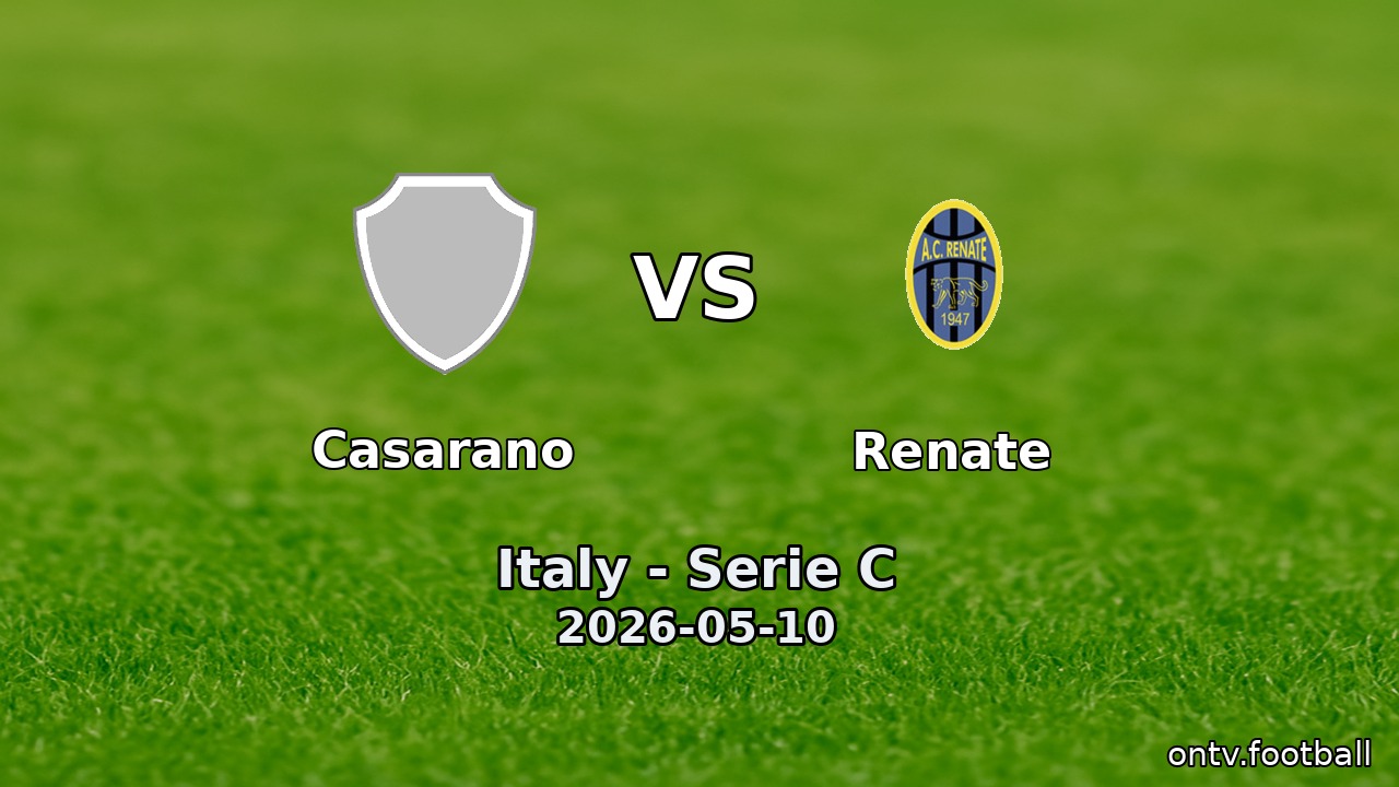 Casarano vs Renate