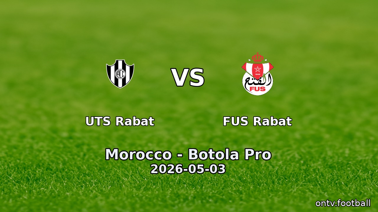 UTS Rabat vs FUS Rabat