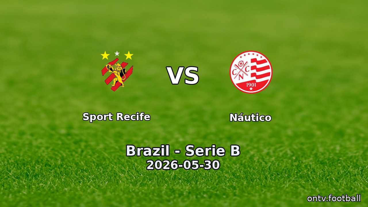 Sport Recife vs Náutico