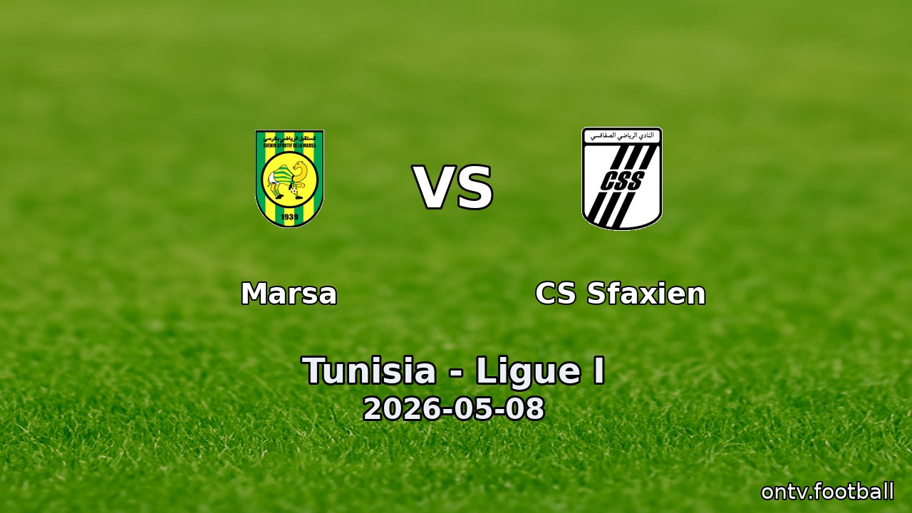 Marsa vs CS Sfaxien