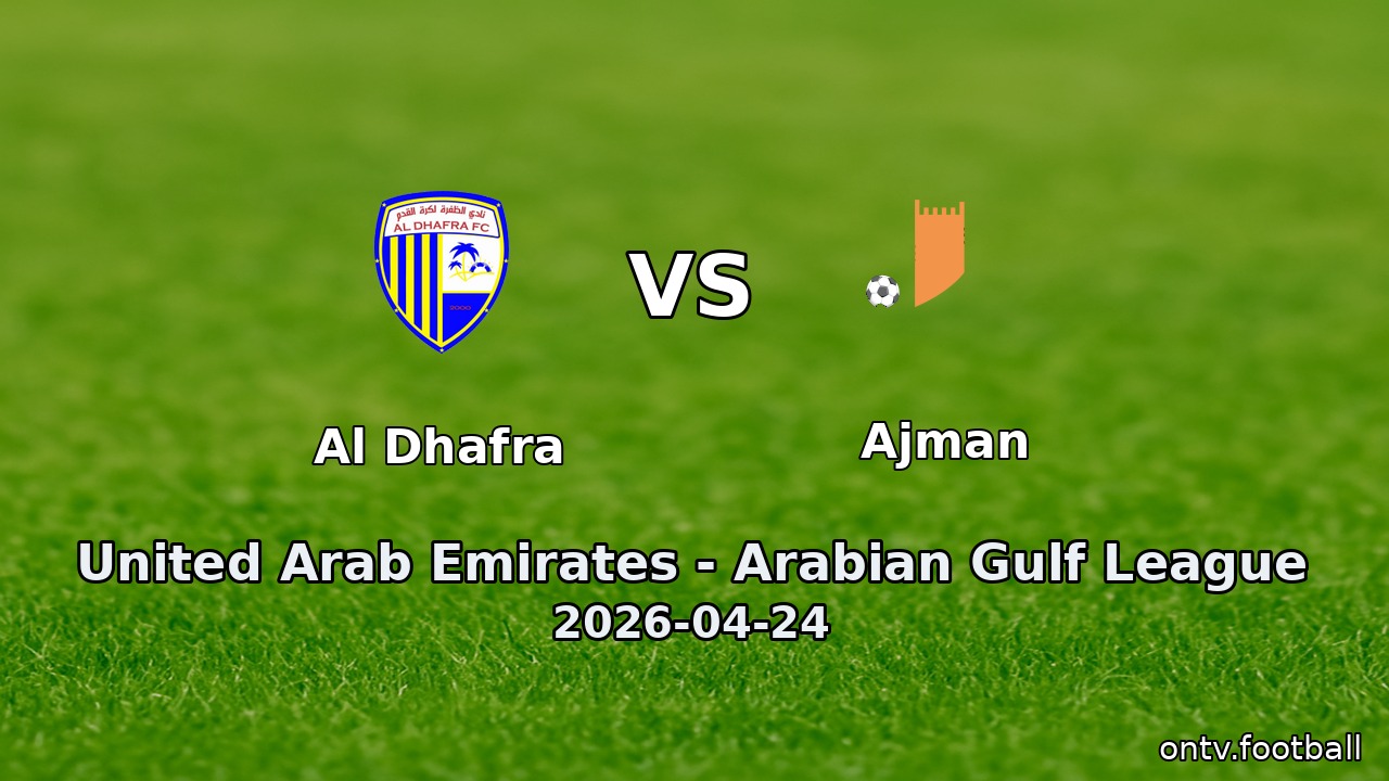 Al Dhafra vs Ajman