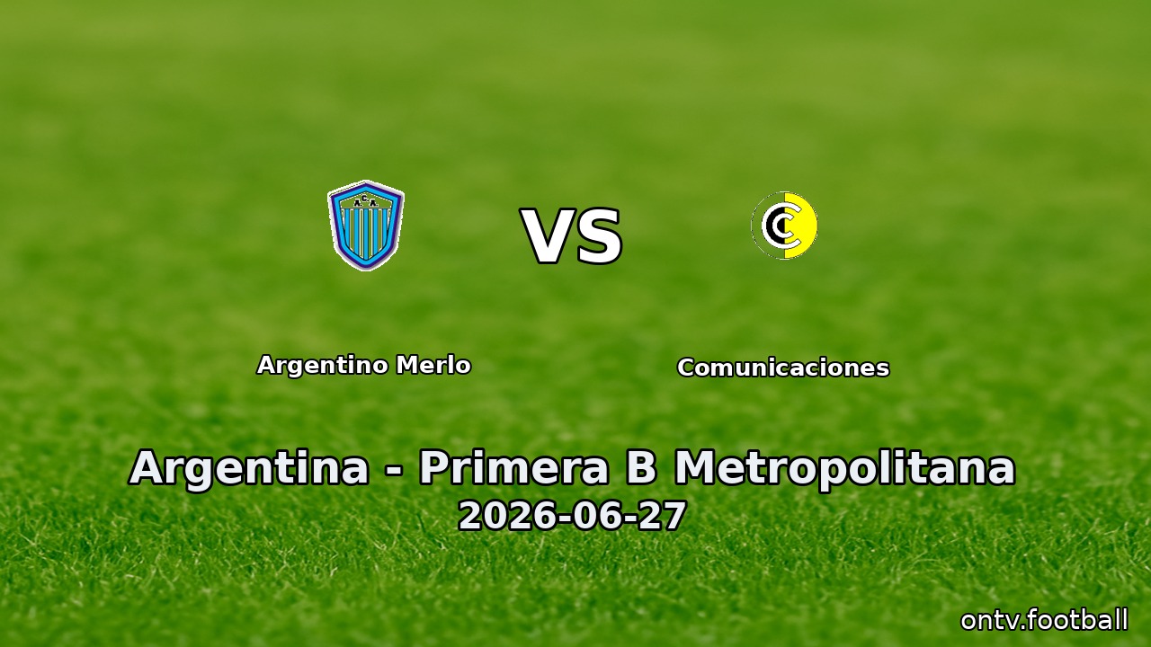 Argentino Merlo vs Comunicaciones