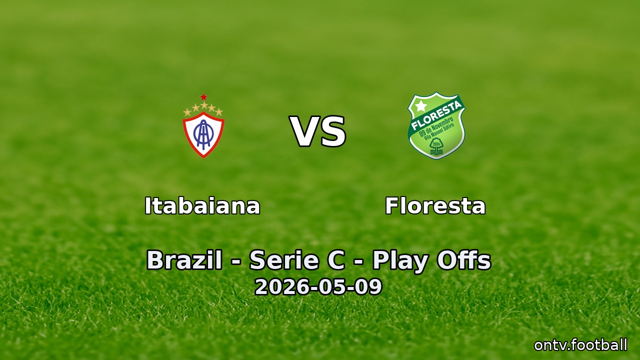 Itabaiana vs Floresta
