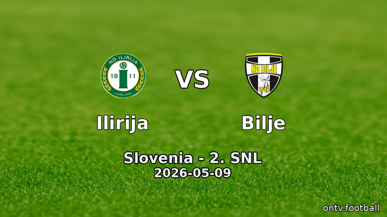 Ilirija vs Bilje