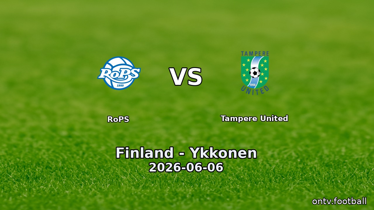 RoPS vs Tampere United
