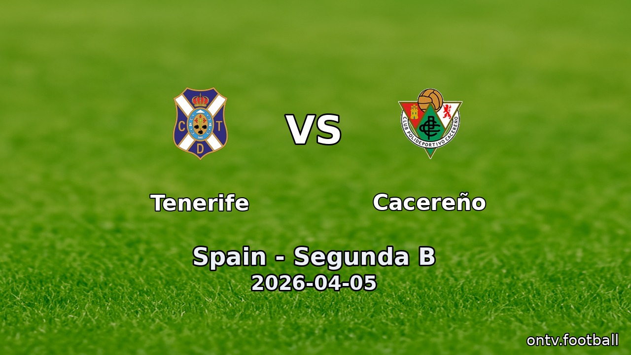Tenerife vs Cacereño