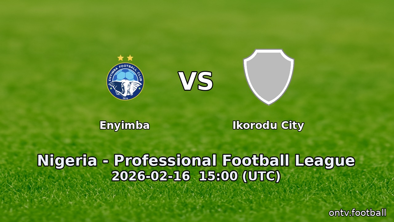 Enyimba vs Ikorodu City