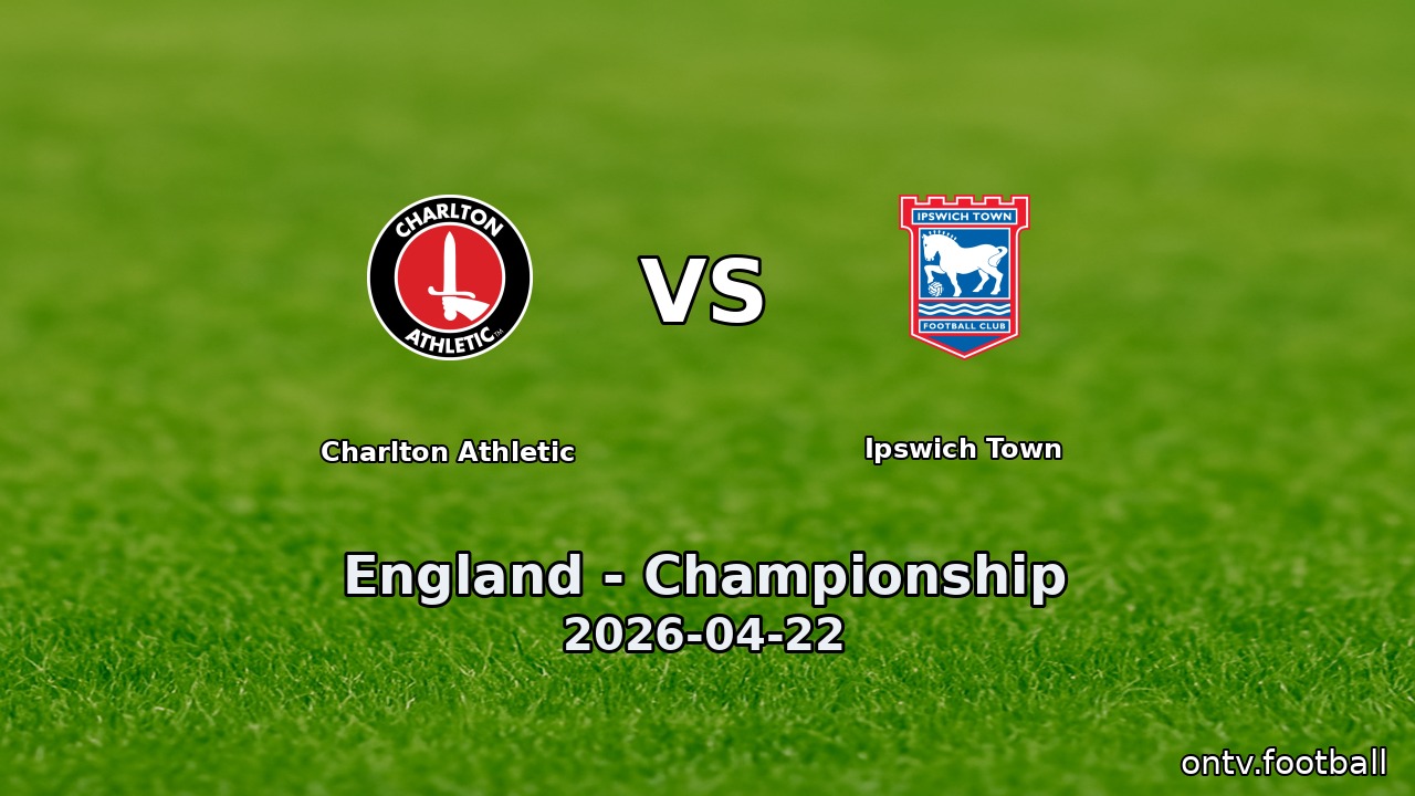 Charlton Athletic vs Ipswich Town