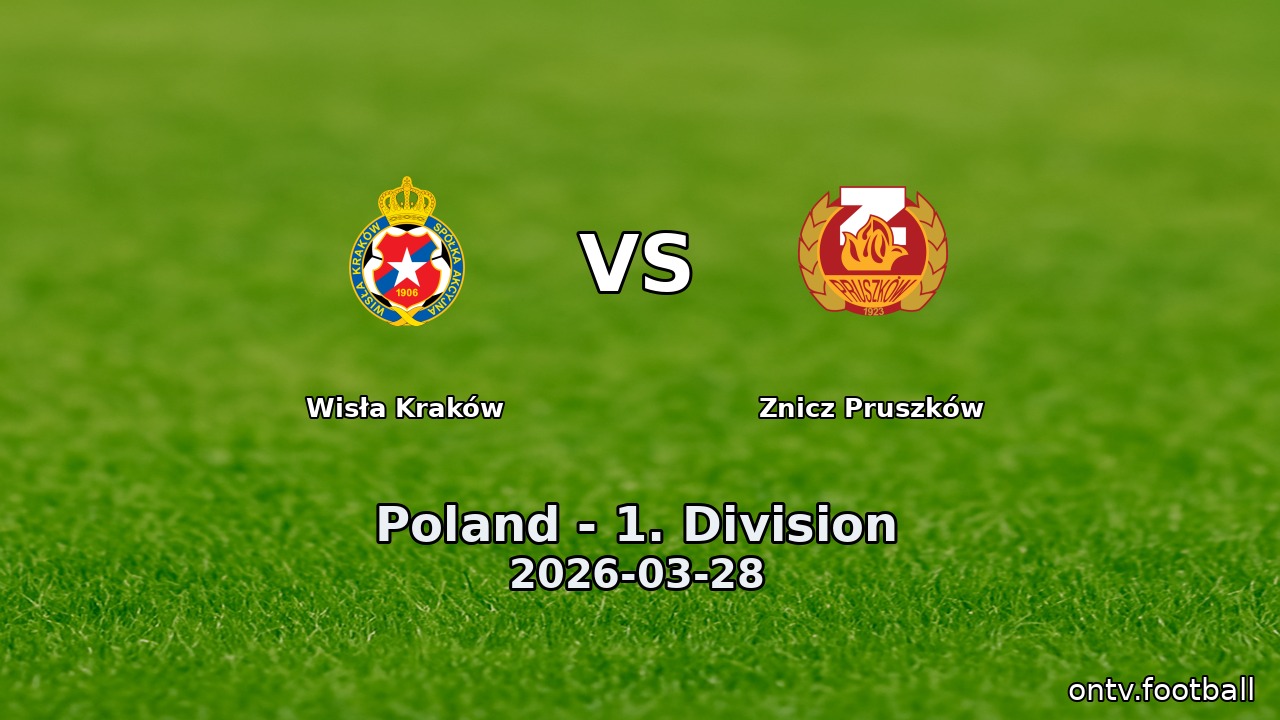 Wisła Kraków vs Znicz Pruszków