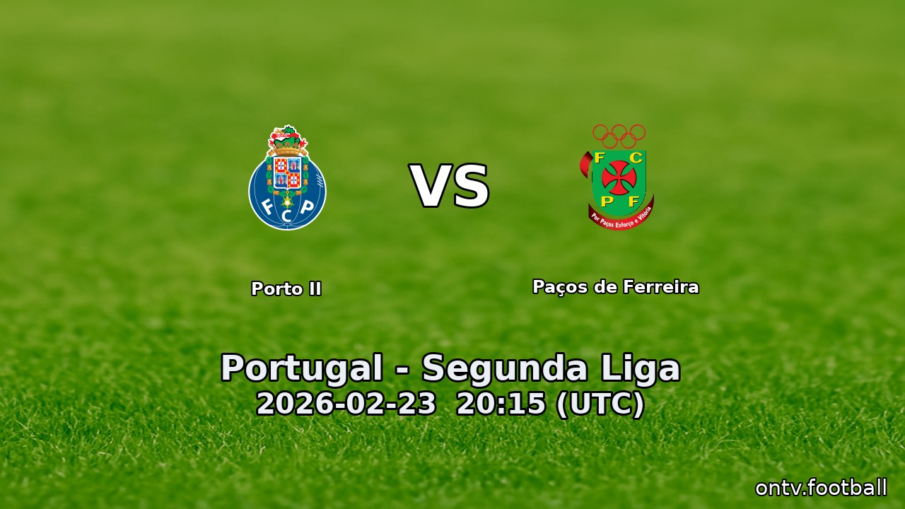 Porto II vs Paços de Ferreira
