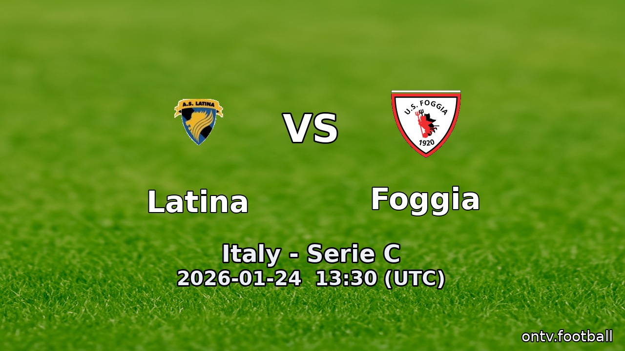 Latina vs Foggia