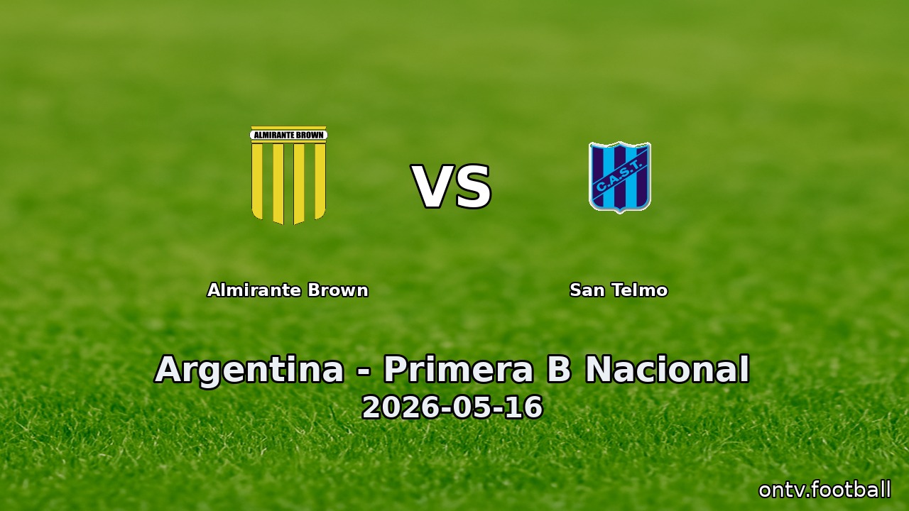 Almirante Brown vs San Telmo