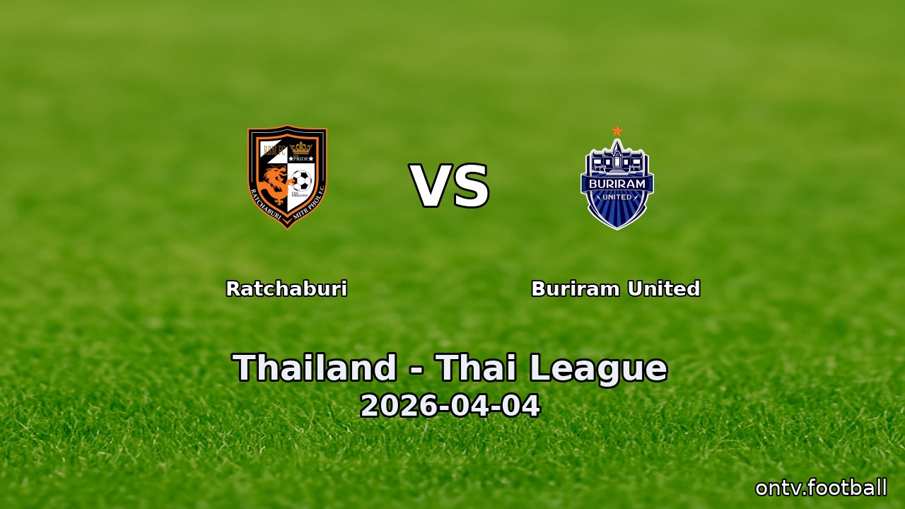 Ratchaburi vs Buriram United